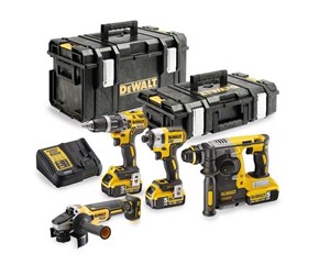 Verktøy - Dewalt .ZESTAW COMBO 18V DCG405+DCH273+ DCD796+DCF8 - 5035048679739