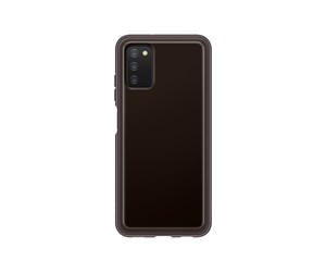 Mobil - Deksel og etui - Samsung Galaxy A03s Soft Clear Cover - Black - EF-QA038TBEGEU