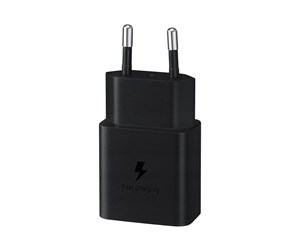 Mobil - Adaptere og ladere - Samsung 15W USB-C Power Adapter - Black - EP-T1510NBEGEU