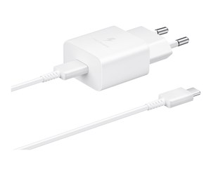 Mobil - Adaptere og ladere - Samsung 15W USB-C Power Adapter (Incl. cable) - White - EP-T1510XWEGEU