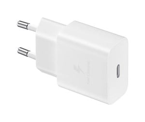 Mobil - Adaptere og ladere - Samsung 15W USB-C Power Adapter - White - EP-T1510NWEGEU