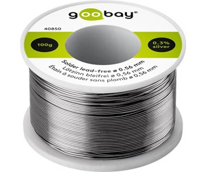 Tilbehør (fester, stikkontakter osv.) - Pro Solder lead-free ø 0.56 mm 100 g - 4040849408502