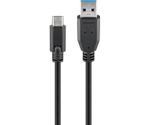 USB - Pro USB-A <-> USB-C - 2m - Svart - 4040849447723