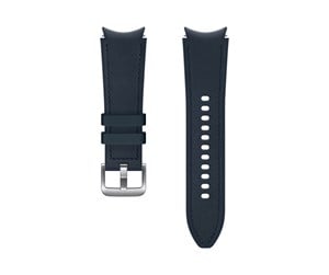 Mobil - Andre tilbehør - Samsung Watch Strap Hybrid Leather Band 20mm S/M - Navy - ET-SHR88SNEGEU