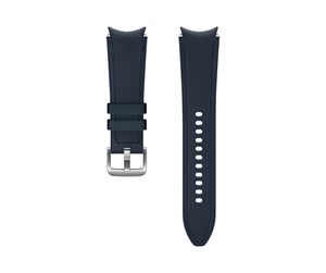 Mobil - Andre tilbehør - Samsung Watch Strap Hybrid Leather Band 20mm M/L - Navy - ET-SHR89LNEGEU