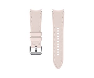 Smartklokke - Tilbehør - Samsung Watch Strap Hybrid Leather Band 20mm M/L - Pink - ET-SHR89LPEGEU