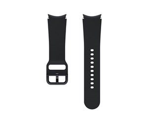 Smartklokke - Tilbehør - Samsung Watch Strap Sport Band 20mm S/M - Black - ET-SFR86SBEGEU