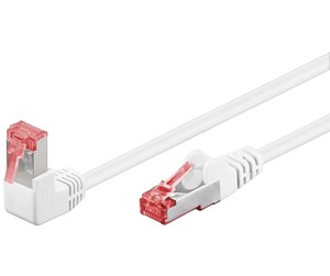 Nettverkskabel - CAT 6 - 90°angled White - 10m - 4040849515545