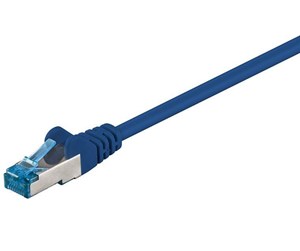 Nettverkskabel - CAT 6A patch cable S/FTP (PiMF) blue - 4040849955990