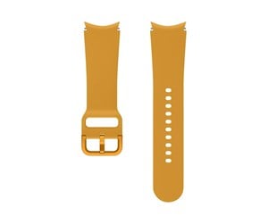 Mobil - Andre tilbehør - Samsung Watch Strap Sport Band 20mm S/M - Mustard - ET-SFR86SYEGEU