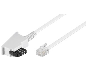 Telefon-kabel - Pro TAE-F cable (universal Pin Out) white 10 m - TA - 4040849685415