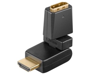 Skjermkabel - Pro HDMI™ adapter 360° gold-plated - 4040849607578