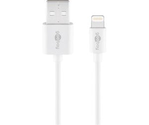 USB - Pro USB-A <-> Lightning - Hvit - 1m - 4040849546006