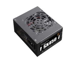 Strømforsyning (PSU) - SilverStone SilvStone SST-SX450-B   450W SFX Strømforsyning (PSU) - 450 Watt - 80 mm - ATX - 80 Plus Bronze sertifisert - SST-SX450-B