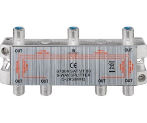 Antennekabler - Pro SAT-splitter 6-way 6 ports - 4040849670046