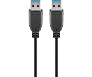 Nettverkskabel - USB 3.0 SuperSpeed cable Black - 4040849211171