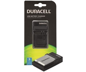 Batteri - DURACELL Charger with USB Cable for DR9720/NB-6L - DRC5901