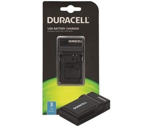 Batteri - DURACELL Charger with USB Cable for DR9967/LP-E10 - DRC5905