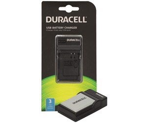 Kamerabatteri & Batterigrep - DURACELL Charger with USB Cable for DR9925/LP-E5 - DRC5906