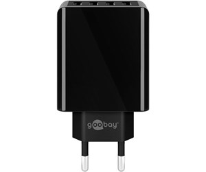 Mobil - Adaptere og ladere - Pro 4-way USB charger (30W) black - 4040849449536