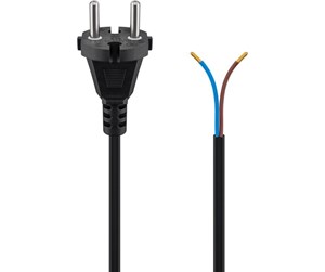 Strømkabel (ekstern) - Pro Universal connection cord for vacuum cleaners - 4040849589133