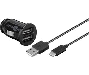 Mobil - Adaptere og ladere - Pro USB Type-C™ Car charger set (12W/2.4A) - 4040849588204