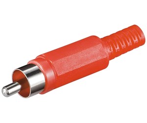 Lydkabel - Pro RCA plug red - 4040849112768