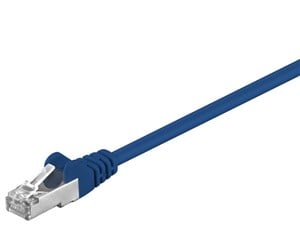 Nettverkskabel - CAT 5e patchcable F/UTP blue 15 m - 4040849508622