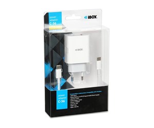 Mobil - Adaptere og ladere - iBOX C-36 USB-C Power Adapter - ILUC36W