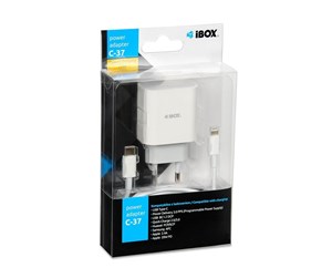 Mobil - Adaptere og ladere - iBOX C-37 Lighting Power Adapter - ILUC37W