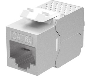 Nettverkskabel - Keystone module RJ45 CAT 6A STP slim-line - 4040849794483