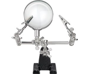 Kraft og gass lodding - Nighthawk Third hand’ soldering support with magnifier - 4040849511998