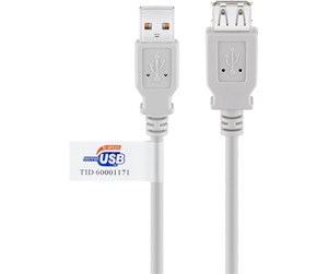 Nettverkskabel - USB 2.0 Hi-Speed extension cable with USB certific - 4040849699153