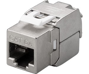 Nettverkskabel - Keystone module RJ45 CAT 6A STP 500 MHz slim-line - 4040849908644