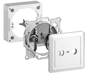 Tilbehør (fester, stikkontakter osv.) - Pro 2-way antenna end wall socket Kit - 4040849688515