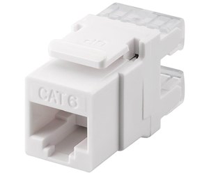 Nettverkskabel - Keystone module RJ45 CAT 6 UTP 250 MHz - 4040849957406