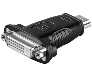 Skjermkabel - Pro HDMI™/DVI-D adapter nickel plated - 4040849680984