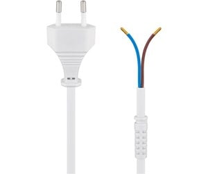 Strømkabel (intern) - Pro Euro cord for assembly 1.5 m white - 4040849505034