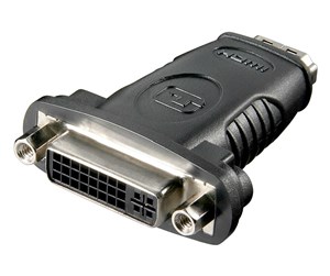 Skjermkabel - Pro HDMI™/DVI-I adapter nickel plated - 4040849607523