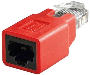 Nettverkskabel - 5e RJ45 cross-over modular adapter CAT 5e - 4040849689123