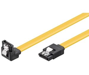 Sata - Pro PC data cable 6 Gbps 90° clip - 4040849350207