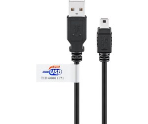 USB - Pro USB 2.0 Hi-Speed cable with USB certificate Black - 4040849939020