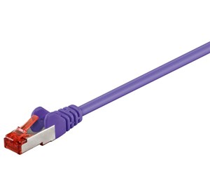 Nettverkskabel - CAT 6 patch cable S/FTP (PiMF) purple - 4040849955105