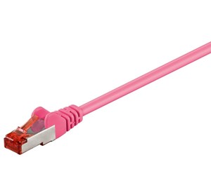 Nettverkskabel - CAT 6 patch cable S/FTP (PiMF) magenta - 4040849955051