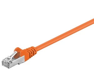 Nettverkskabel - CAT 5e patchcable F/UTP orange 5 m - 4040849934643