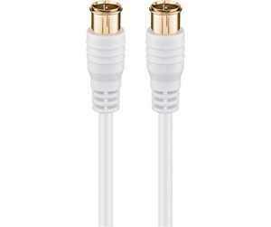 Antennekabler - Pro F-Quick SAT antenna cable (80 dB) 2x shielded 2.5m - 4040849627446