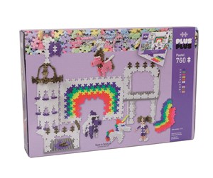 Byggesett - Plus-Plus Pastel Rainbow Castle / 760 pcs - 3775