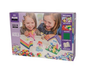 Byggesett - Plus-Plus Pastel Learn to Build / 600 pcs - 5009