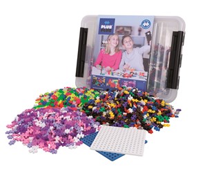 Byggesett - Plus-Plus Storage Box Mix / 2400 pcs - 3406