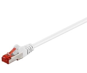 Nettverkskabel - CAT 6 patch cable S/FTP (PiMF) white - 4040849955877